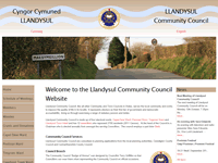 Llandysul Community Council front page website