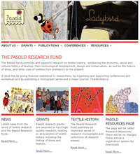 Pasold Research Fund - a it looks on the desktop